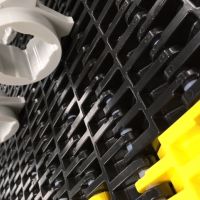 Heavy Duty Plastic Modular belt with sprockets